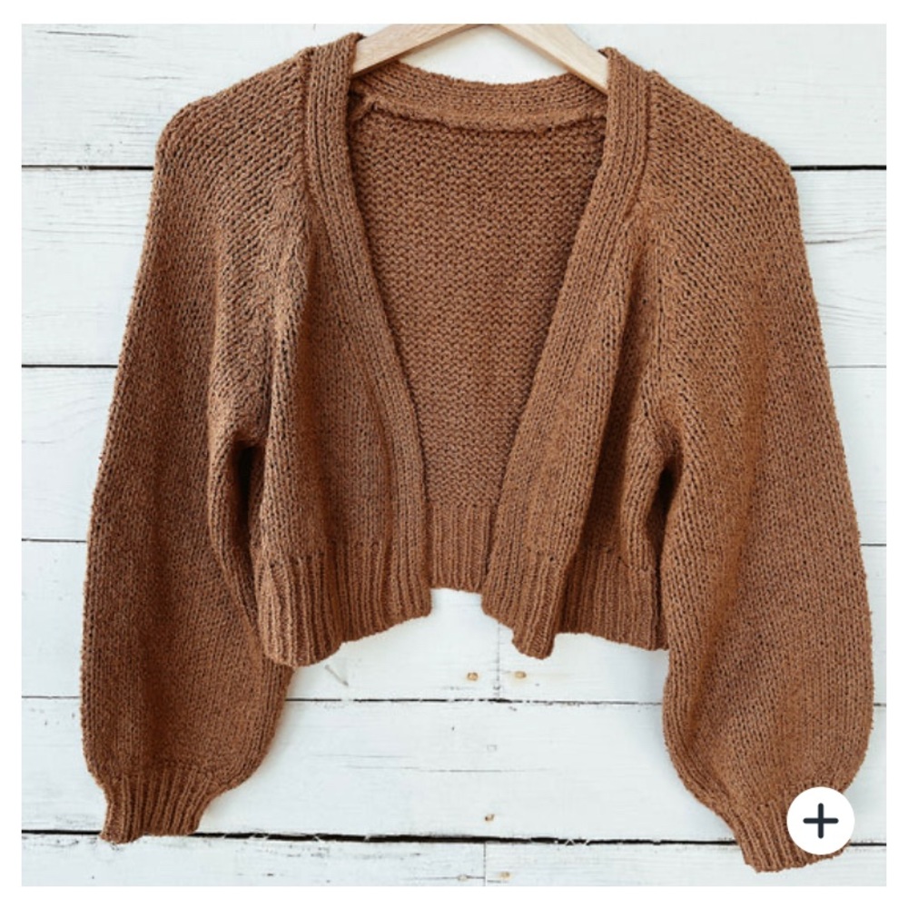 NWT Longway California crop summer cardigan size 1 (XS/S)